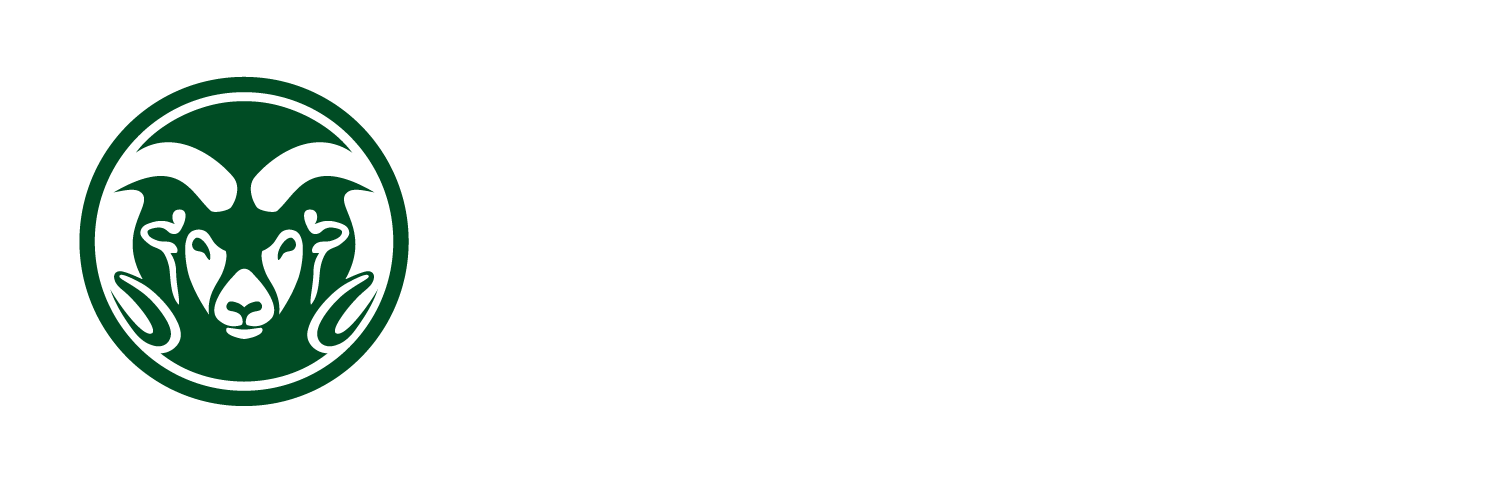 The CSU Ram's head logo with the phrase "Colorado State University"